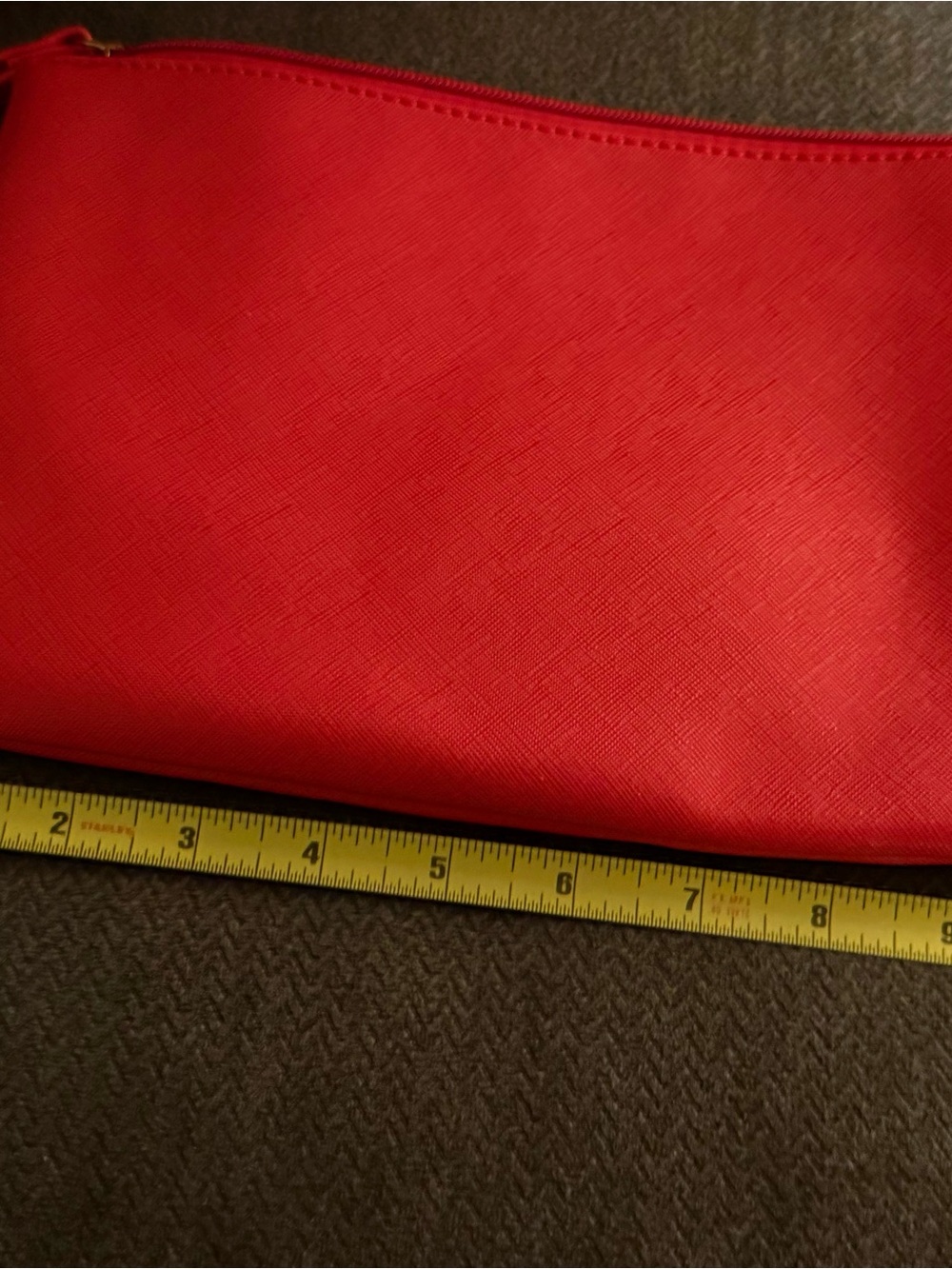 Isabelle Classic Red Tote with Removable Pouch — Women's Shoulder Bag, BNWT - Picture 4 of 15